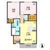 シルクロード 万葉 Bの間取り画像