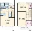 ローズコート A/Bの間取り画像