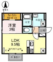 Casa hermana(ｶｻ ｴﾙﾏｰﾅ) Bの間取り画像