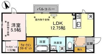 ヴィラレストの間取り画像