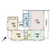 ホワイトレジデンス筒井の間取り画像