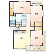 小山駅南ハイツの間取り画像