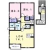 ExcelCourt東小羽山Bの間取り画像