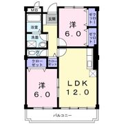 フリーダム中村の間取り画像