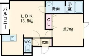 レインボーハウスKⅢの間取り画像