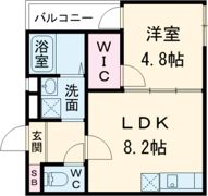 フジパレス南海貝塚駅西Ⅱ番館の間取り画像