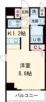 プレサンス神戸みなと元町の間取り画像