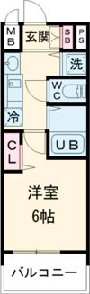 プレサンス神戸裁判所前デリシアの間取り画像