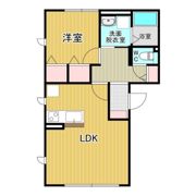 リブシェ上杉Aの間取り画像