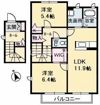 シャーメゾン際波 C棟の間取り画像