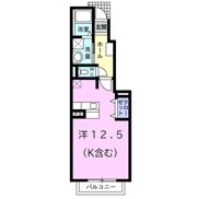 アームズ横山Ⅱの間取り画像