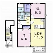 アヴァンツァート Ⅰの間取り画像