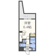 レジディア天神橋の間取り画像