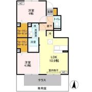 クレールの間取り画像