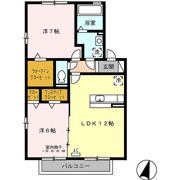 リビングタウン富士 A棟の間取り画像