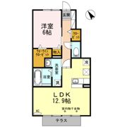 アゼリア岸岡の間取り画像