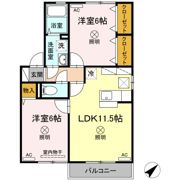メルベーユコート A棟の間取り画像
