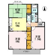 セジュールとみと A棟の間取り画像