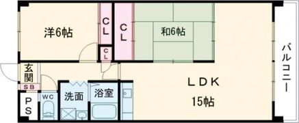 サンセール勝部の間取り画像