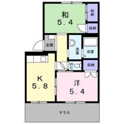 フレグランスA・S A棟の間取り画像