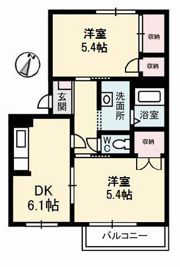 フレグランス福島 D棟の間取り画像