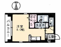 サンハートの間取り画像
