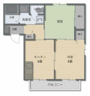 ディアス鳥井の間取り画像