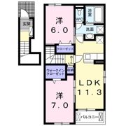 ソーレ 7Aの間取り画像