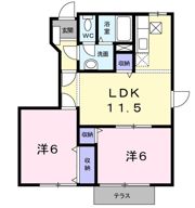 シャン・ド・フルールの間取り画像