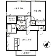 コンフォート小鶴 Ⅰの間取り画像