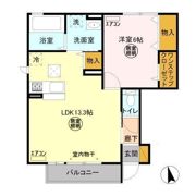パークドプランタン Hの間取り画像