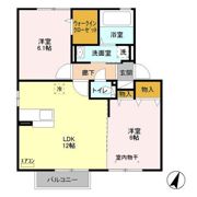 ボナール Aの間取り画像