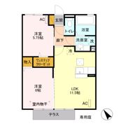 アネシス Aの間取り画像