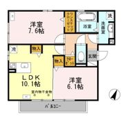 ハイツシダーフォレストの間取り画像