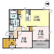 D-room三条大橋の間取り画像