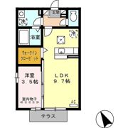 エクレール グランデ A棟の間取り画像