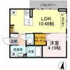 アルクアンシエルの間取り画像