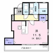 シャトレ純Ⅱの間取り画像