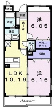 メゾンドルミエールの間取り画像