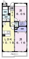 メゾンドルミエールの間取り画像