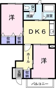 ランドマーク 2002 1の間取り画像