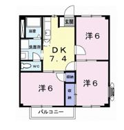 セジュール杉山の間取り画像