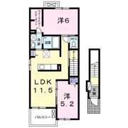 アドヴァン Cの間取り画像