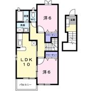 フラン・プロムナード Aの間取り画像