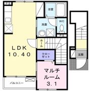 シャン ド フルールの間取り画像