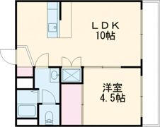 プレジール桂の間取り画像