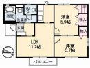 NEOクラレッドシティ A棟の間取り画像