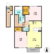 アピオン Aの間取り画像