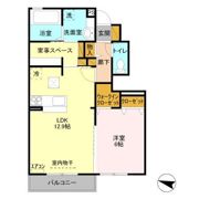 アピオン Ⅲの間取り画像