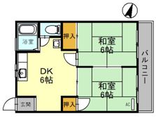 辻本マンションの間取り画像